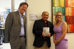 Congresswoman Sinema presents DataSoft CEO with 2013 Excellence in Global Business Award